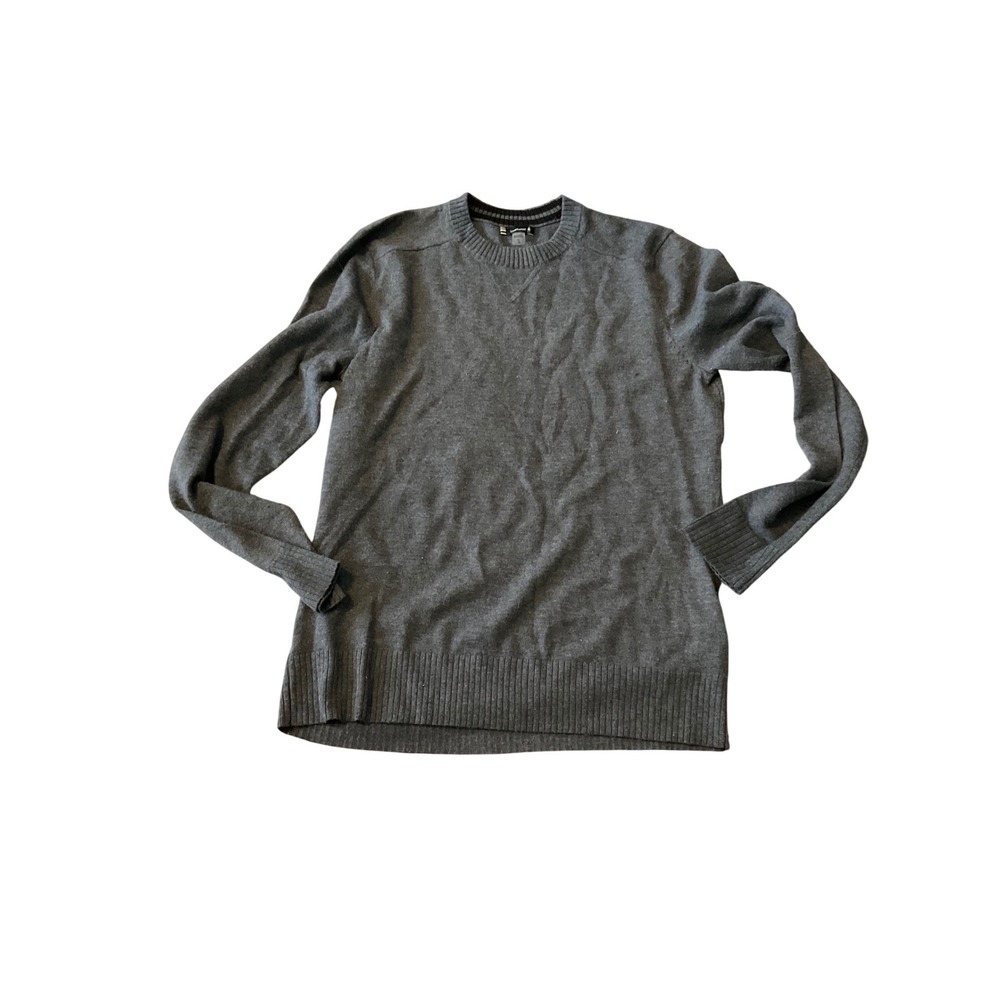 Smartwool Crew Neck Sweater Gray Heathered Merino Wool Women's Size S